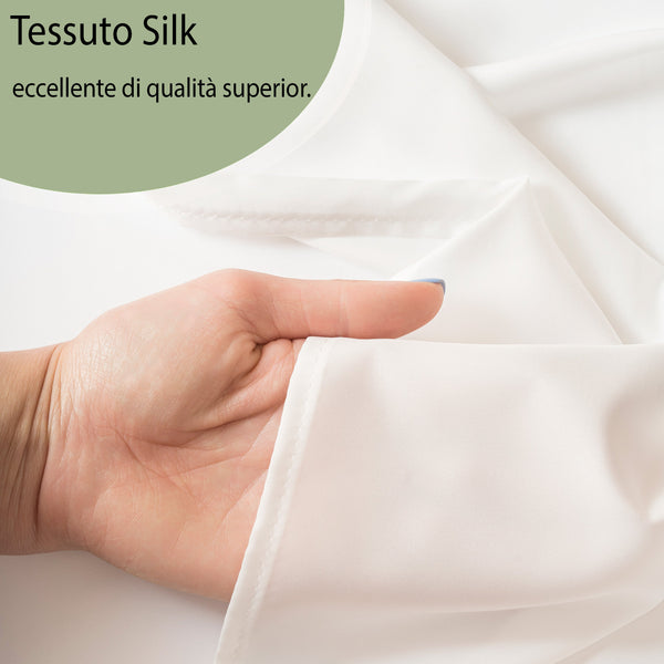 Tenda a Pannello in tinta unita Bianco Silk