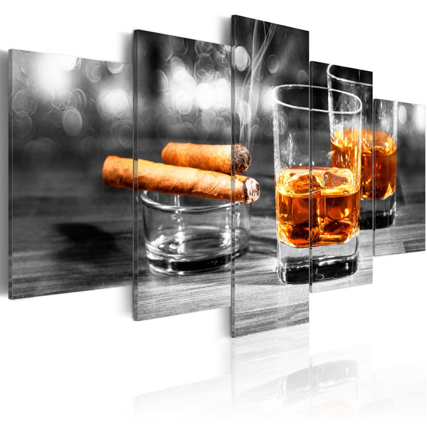 Quadro - Cigars and whiskey