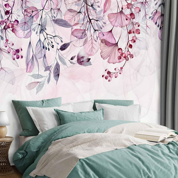 Carta da parati - Foggy Nature - Pink