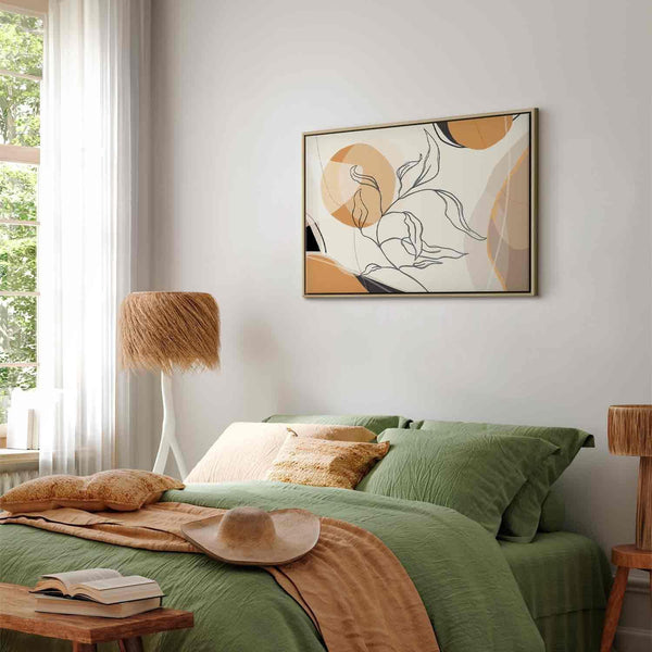 Quadro - Landscape with a leaf
