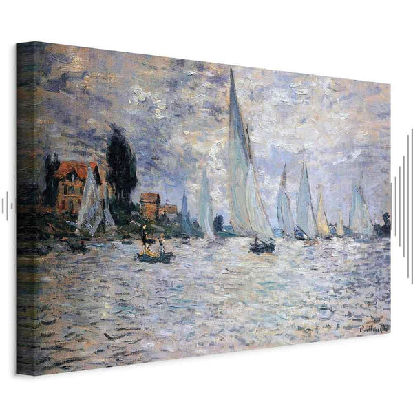 Quadro - Claude Monet - Sailboats, Regatta in Argenteuil