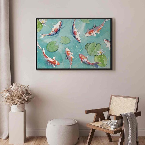 Quadro - Pond in Japan