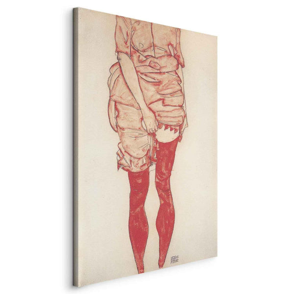 Quadro - Egon Schiele – Standing Woman in Red
