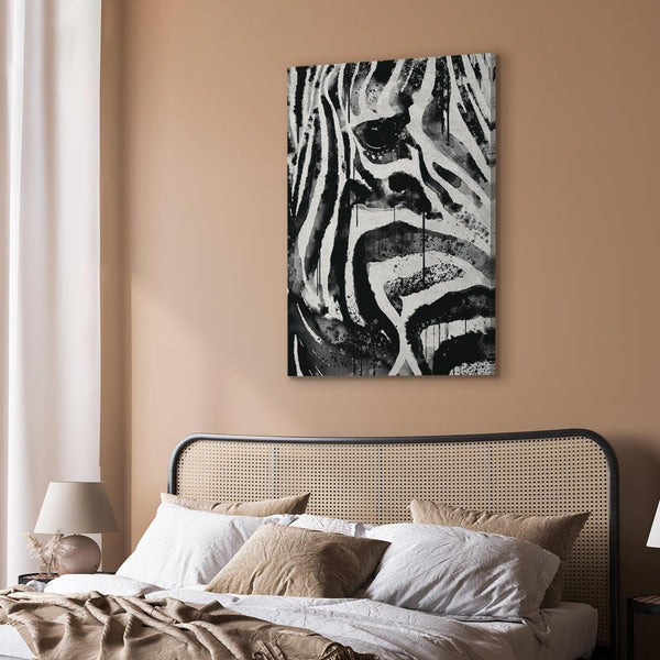 Quadro - Striped Nature (1 Part) Vertical