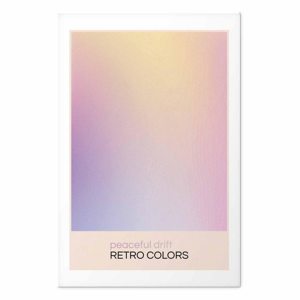 Poster - Peaceful Drift - Delicate Pastel Shades Creating a Harmonious Whole