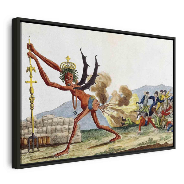 Quadro - Jacques-Louis David – Caricature of the English Government