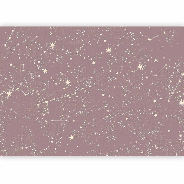 Carta da parati - Night Sky - Artistic Constellations and Stars in Pastel Shades