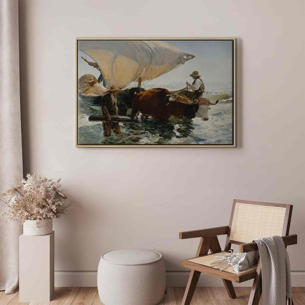 Quadro - Joaquín Sorolla y Bastida – The Return from Fishing
