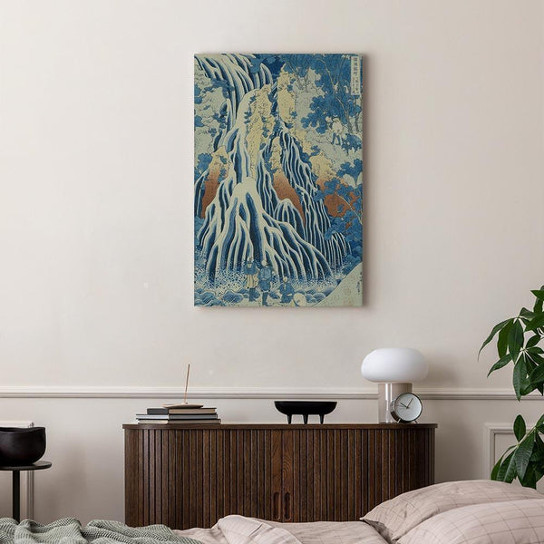 Quadro - Hokusai Katsushika – Kirifuri Fall on Kurokami Mount