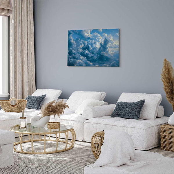 Quadro - Ocean in the Air: Waving Clouds Reflecting Morning Light