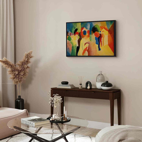Quadro - August Macke – With a Yellow Jacket