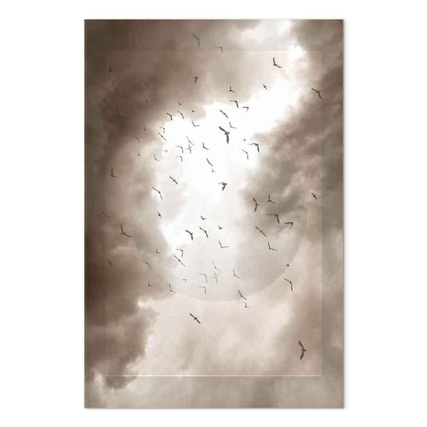 Quadro - Birds in the Clouds (1 Part) Vertical