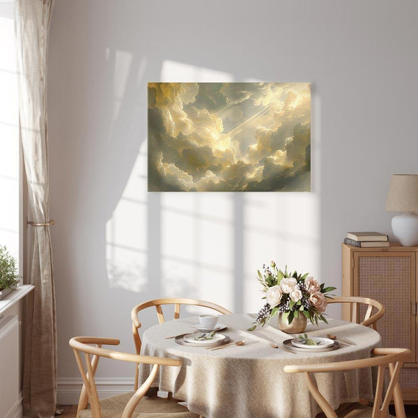 Quadro - Enchanting Play of Colors Against a Backdrop of Clouds