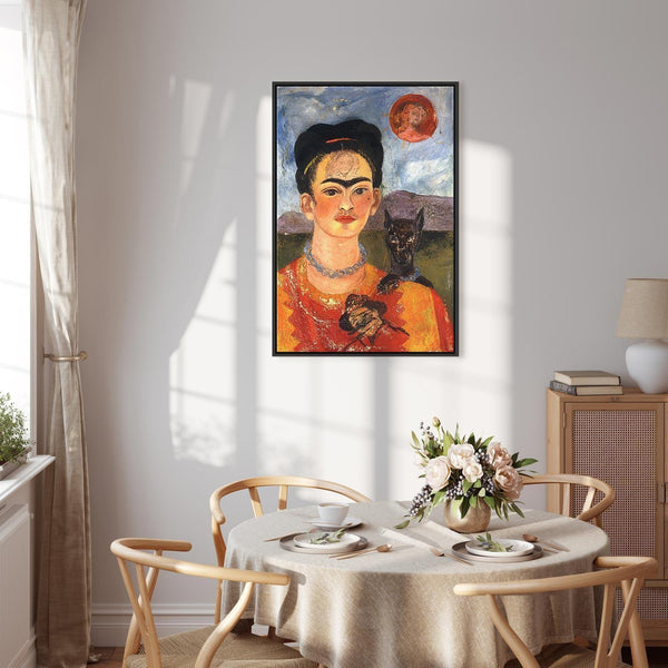 Quadro - Frida Kahlo – Self-Portrait with Diego on My Breast