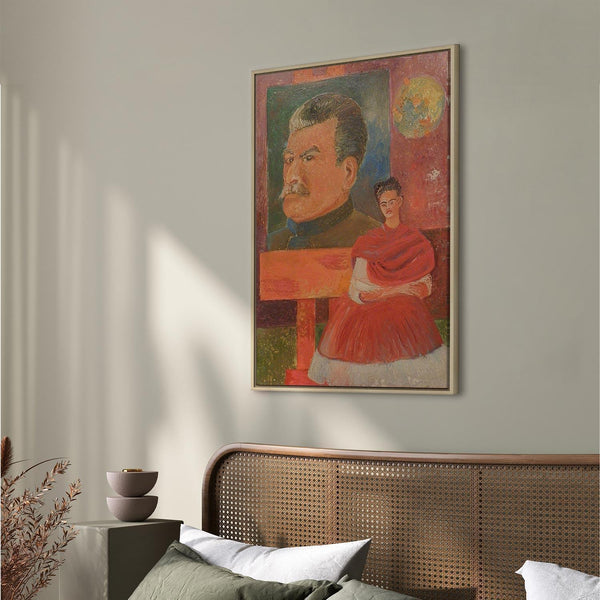 Quadro - Frida Kahlo – Self-Portrait with Stalin