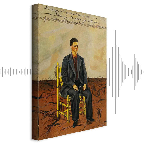 Quadro - Frida Kahlo – Self-Portrait with Cropped Hair