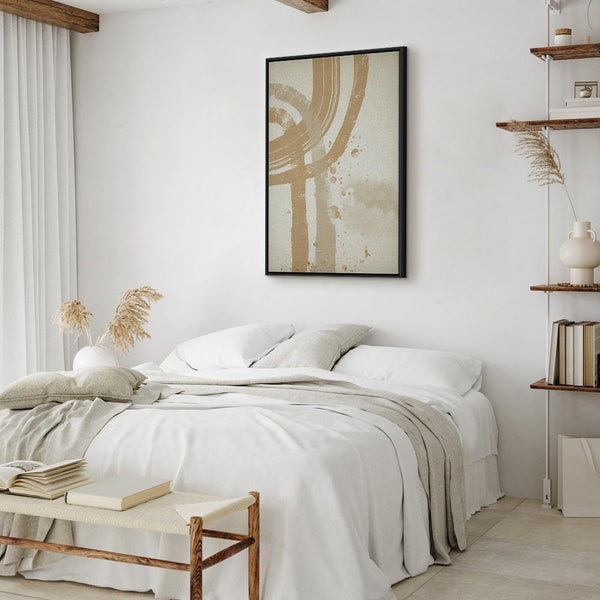 Quadro - Beige Minimalism (1 Part) Vertical