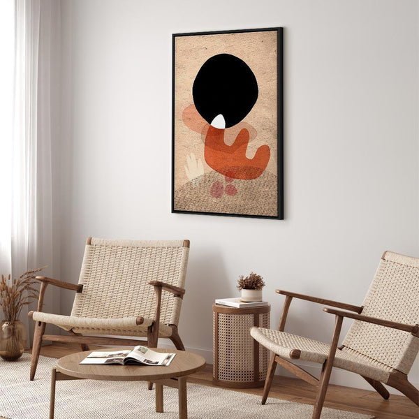 Quadro - Black Stone (1 Part) Vertical