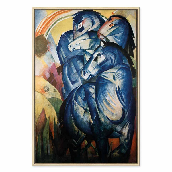 Quadro - Franz Marc – The tower of blue horses
