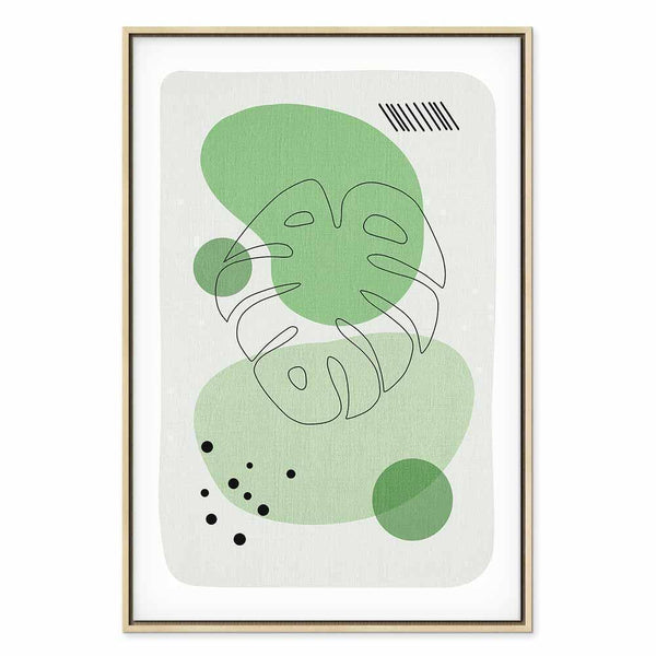 Quadro - Green Aesthetics of Monstera (1 Part) Vertical