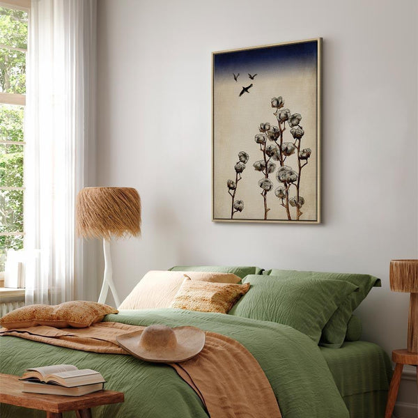Quadro - Cotton Branches (1 Part) Vertical