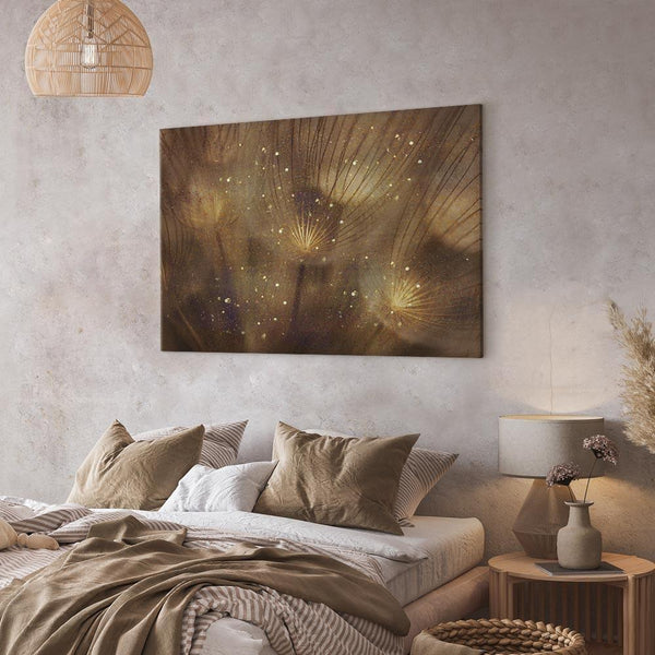 Quadro - Golden Dandelions (1 Part) Wide