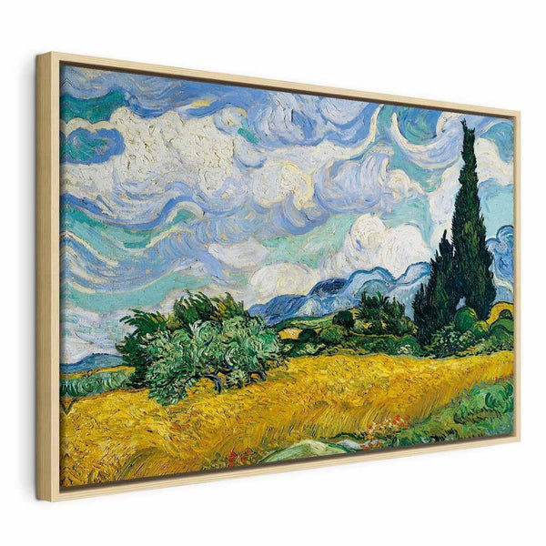 Quadro - Vincent Van Gogh – Wheat Field with Cypresses