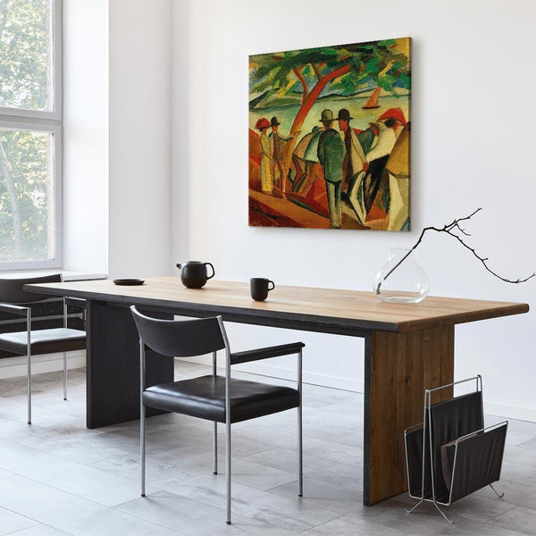 Quadro - August Macke – Spaziergänger am See