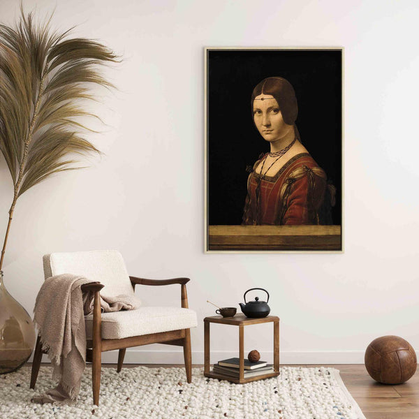 Quadro - Leonardo da Vinci – Beautiful Ferronière