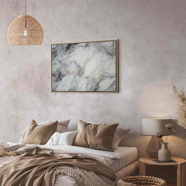 Quadro - Elegant marble – stone structures in neutral colours