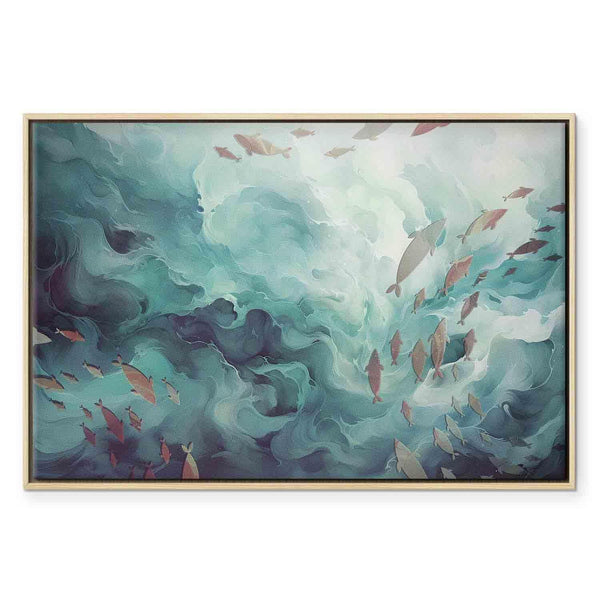 Quadro - Fish in the ocean