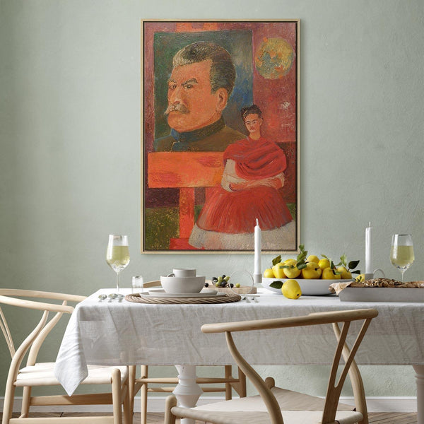 Quadro - Frida Kahlo – Self-Portrait with Stalin