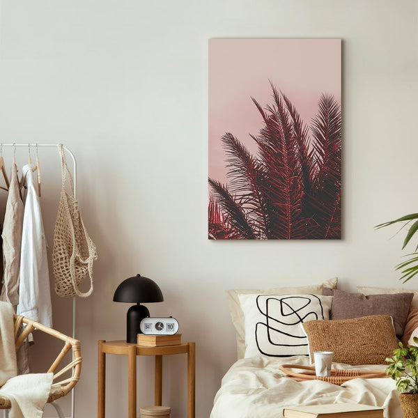 Quadro - Palm Trees at Sunset (1 Part) Vertical