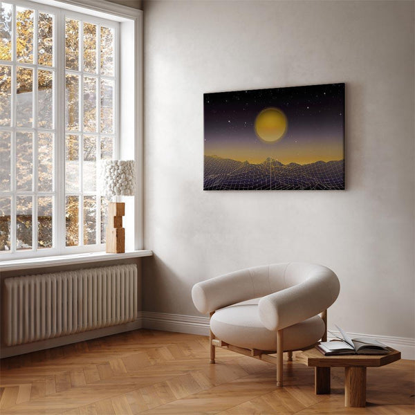 Quadro - Futuristic landscape 3 (1 Part) Wide
