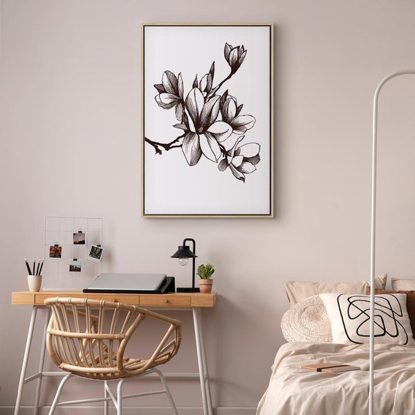 Quadro - Renaissance Magnolias (1 Part) Vertical