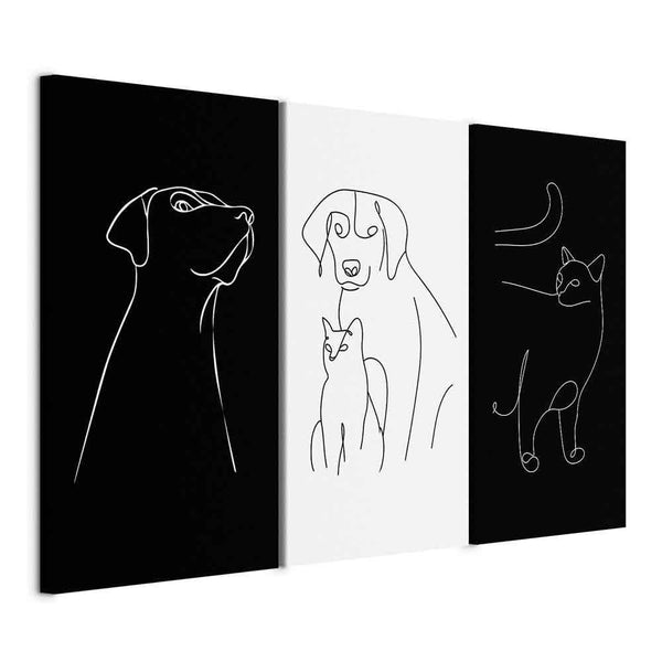 Quadro - Domestic Animals (3 Parts)