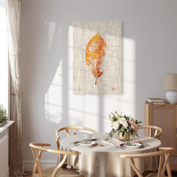 Quadro - Golden Flora (1 Part) Vertical