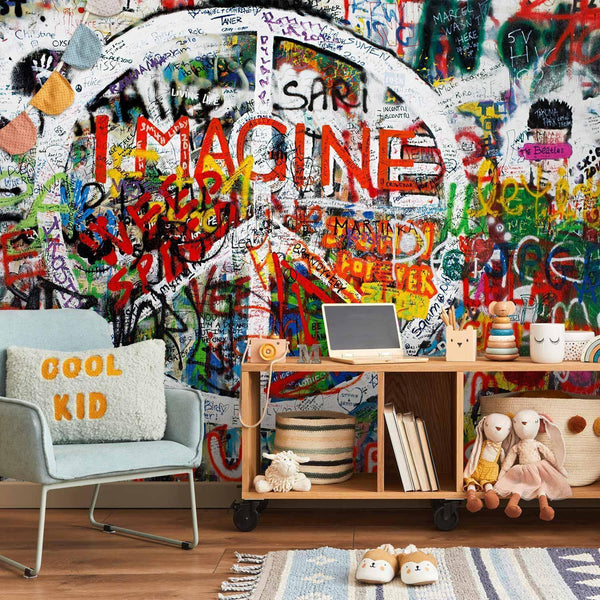 Carta da parati - Hippie Graffiti