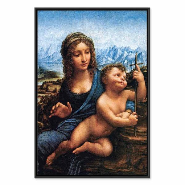 Quadro - Leonardo da Vinci – Madonna With a Distaff