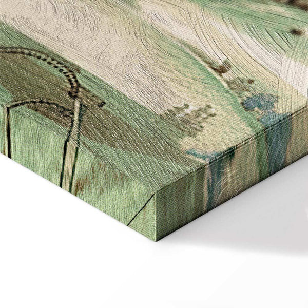 Quadro - Landscape with Green Fields and Trees Tuscan Sunny View