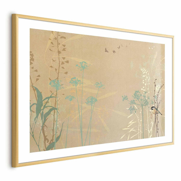 Poster - Bird on a Meadow