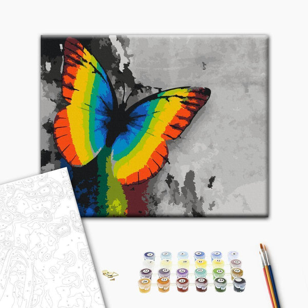 Quadro fai da te - Colourful Butterfly