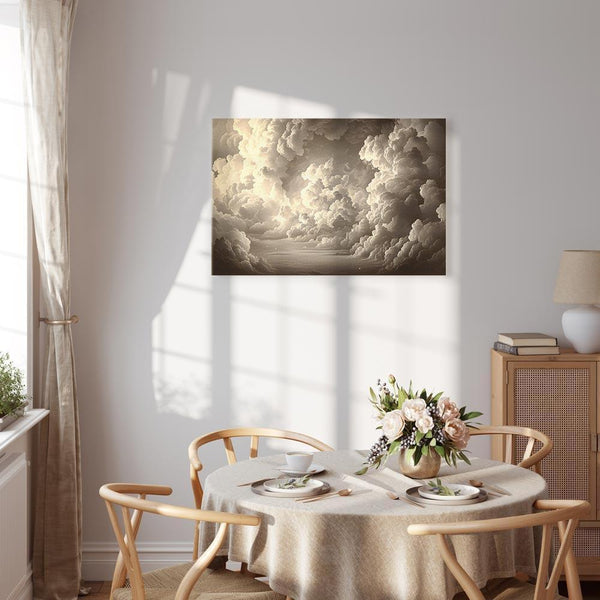 Quadro - Whisper of Illuminated Clouds: Soft Play of Light in the Theater of the Heavens