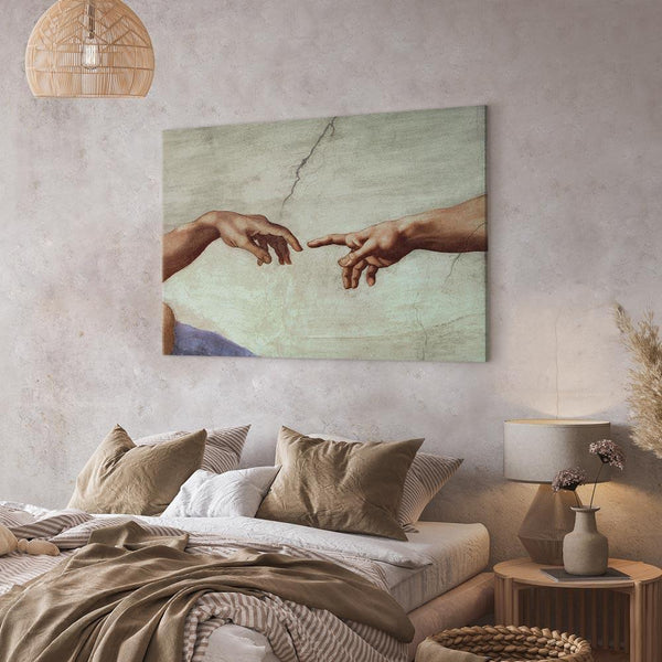 Quadro - Michelangelo – The Creation of Adam (hands)