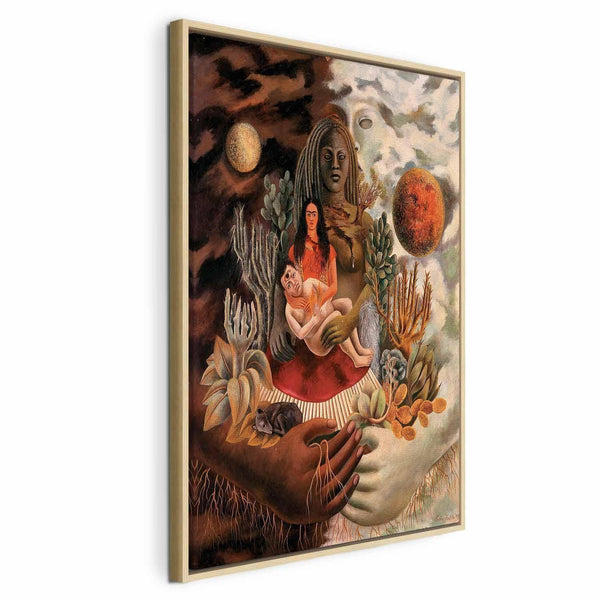 Quadro - Frida Kahlo – The Love Embrace of the Universe, the Earth (Mexico), Myself, Diego, and Señor Xolotl