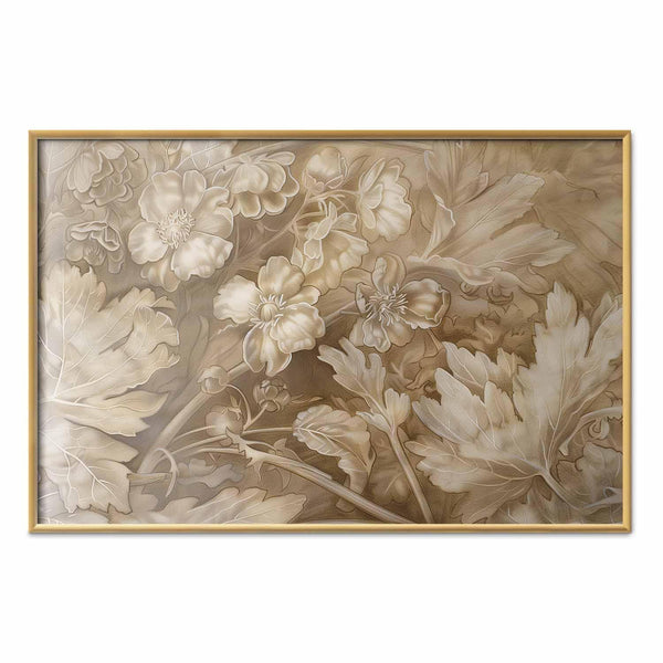 Poster - Ornamental Floral Carvings