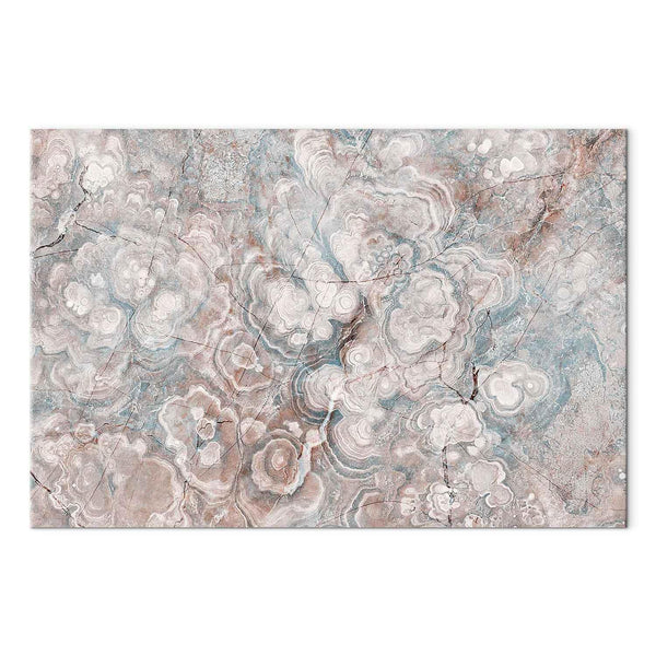 Quadro - Marble flowers – natural stone structure in pastel colours