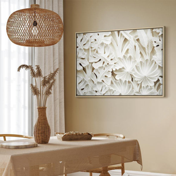 Quadro - Ceramic Leaves (1 Part) Wide