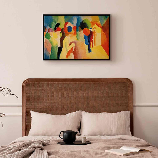 Quadro - August Macke – With a Yellow Jacket