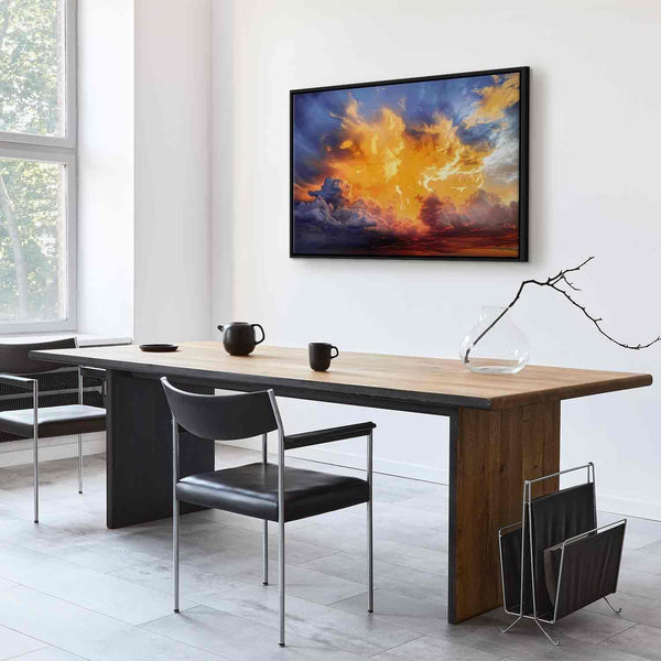 Quadro - Beautiful Sunset - Clouds in Warm Shades